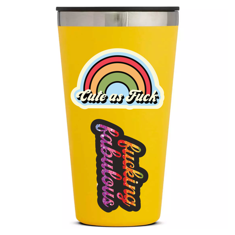 F**king Fabulous Holographic Vinyl Sticker