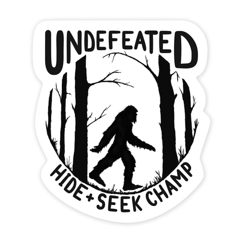 Undefeated - Mini Sticker