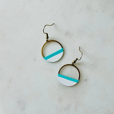Crescent Hoop Earrings-Assorted Styles