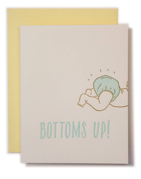 Bottoms Up Baby New Parents Card