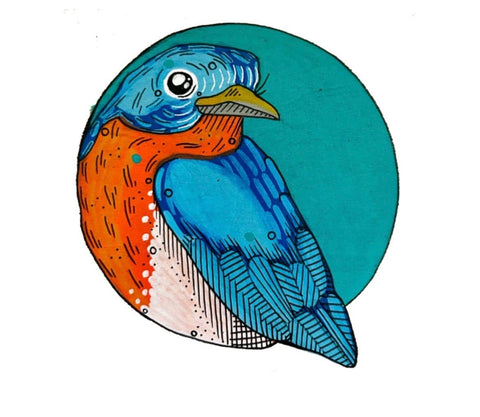 Bluebird Sticker