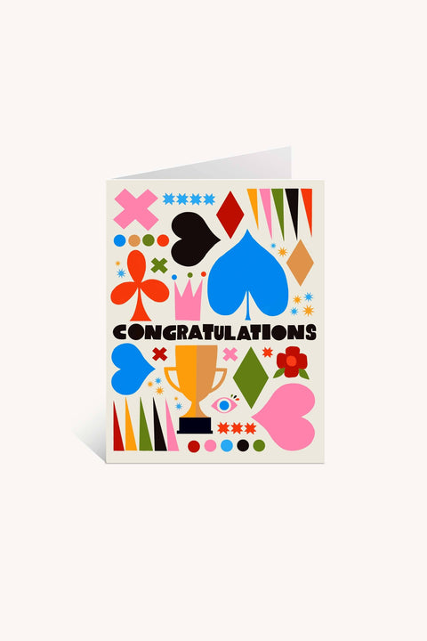 Congratulations Trophy Greeting Card