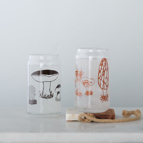 Mushroom Medley Can Glasses