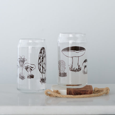 Mushroom Medley Can Glasses