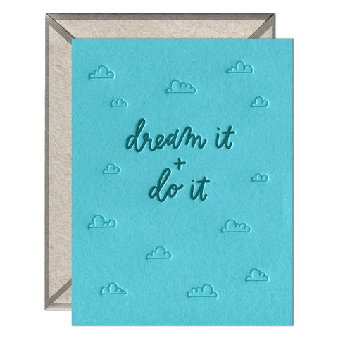 Dream It + Do It - Encouragement card