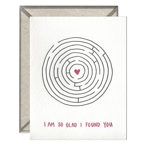 So Glad I Found You - Love + Anniversary card