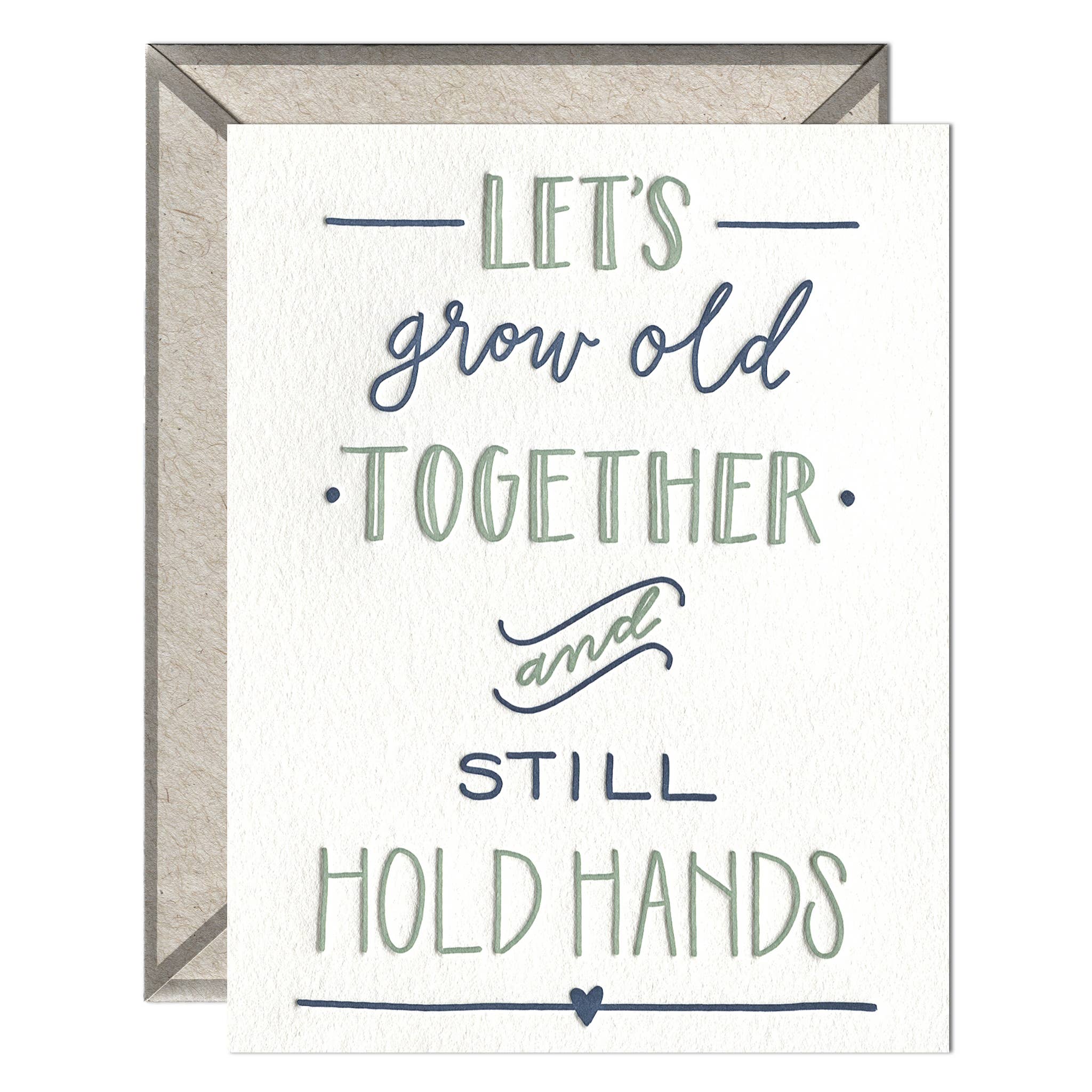 Still Hold Hands - Love + Anniversary card