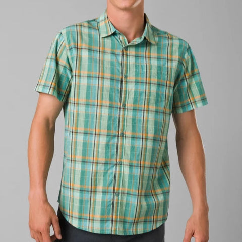 prAna Groveland Shirt, button up for men, all season style, sustainable clothing for men.