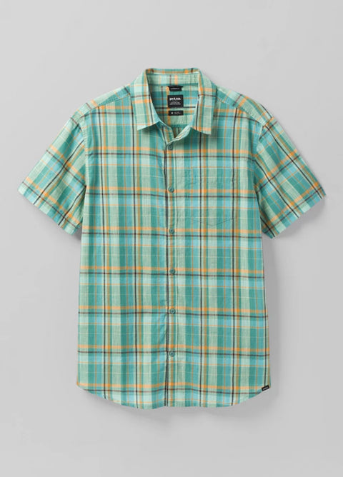 prAna Groveland Shirt, button up for men, all season style, sustainable clothing for men.