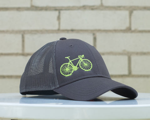 Bicycle Embroidered Youth Snapback Baseball Cap