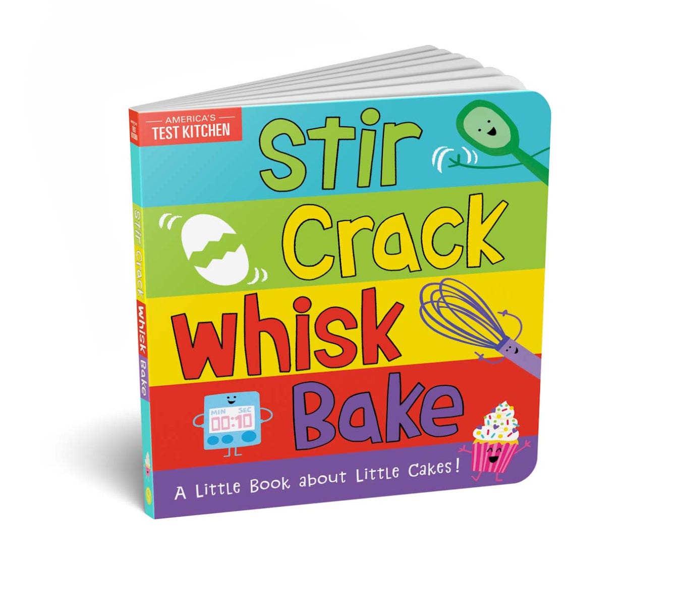 Stir Crack Whisk Bake: An Interactive Board Book about Baking for Toddlers and Kids