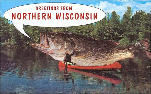 Greetings from Northern Wisconsin - Vintage Image, Postcard