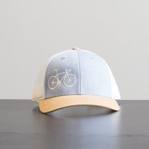 Road Bike Trucker Hat - Birch