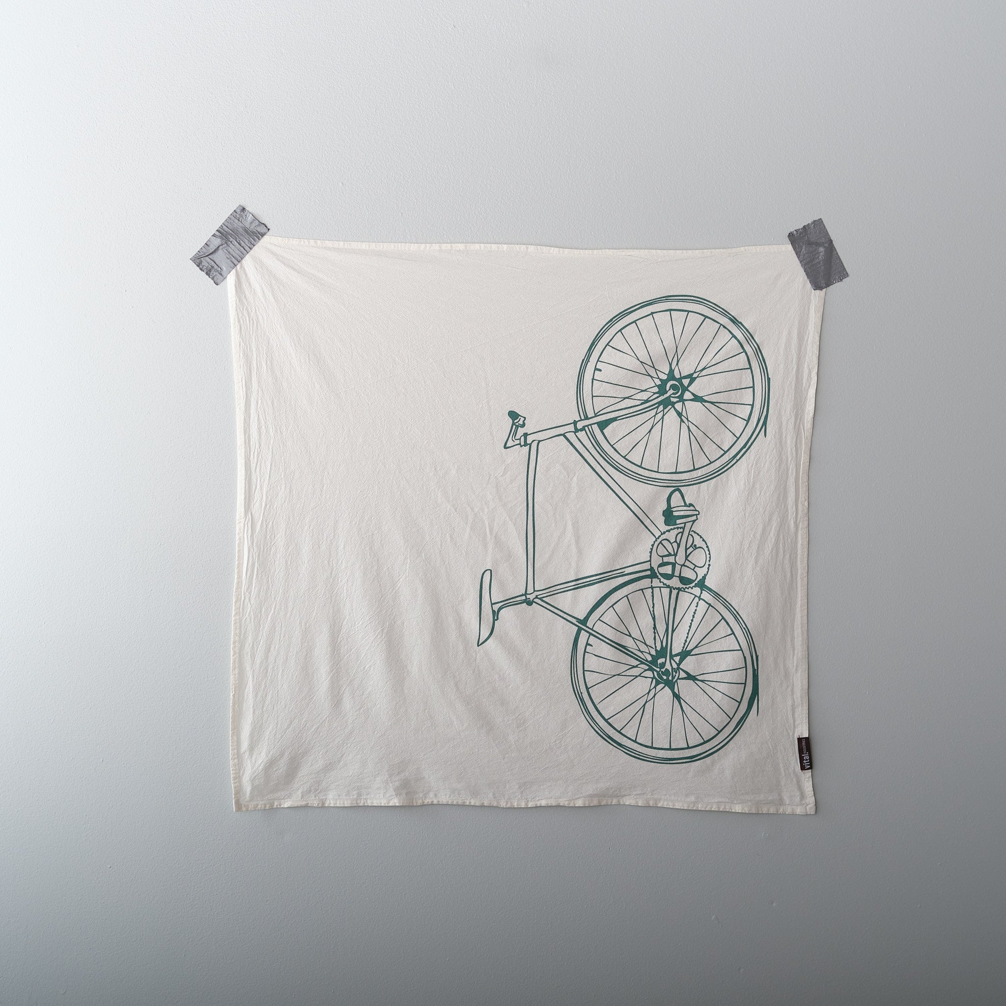 Fixie Bicycle Deluxe Flour Sack Towel