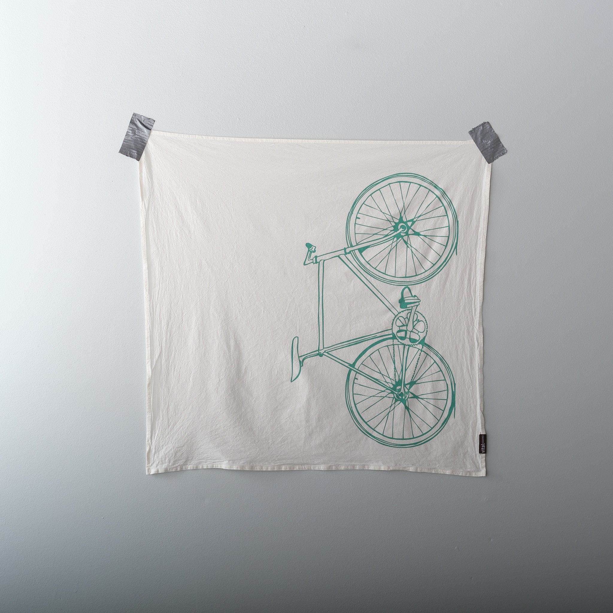 Fixie Bicycle Deluxe Flour Sack Towel