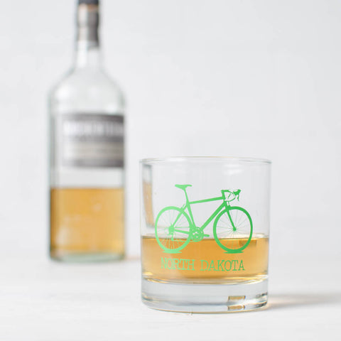 Name Drop Bicycle Rocks Glass - Set of 6