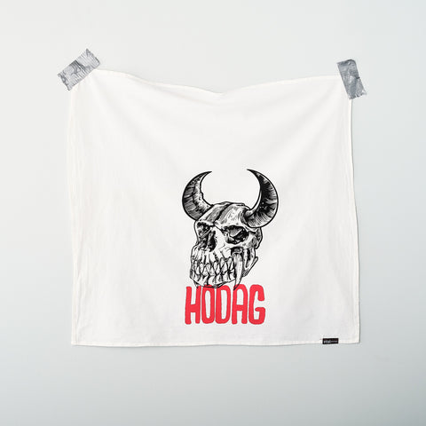 Hodag Skull Deluxe Floursack Tea Towel