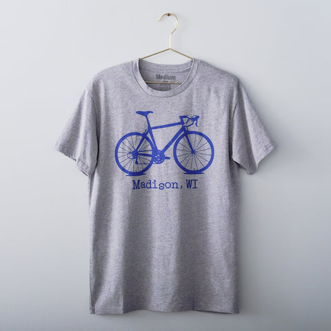 Men's Madison Wisconsin Road Bike T-shirt
