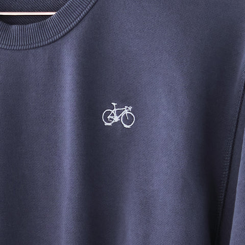 Unisex Tiny Bike Embroidered Sweatshirt
