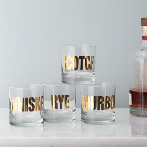 20K GOLD Mixology Rocks Glasses