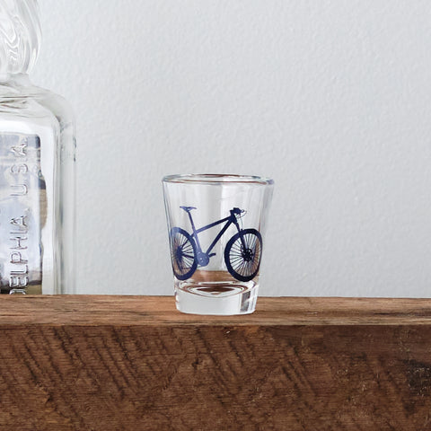 Mountain Bike Shot Glass