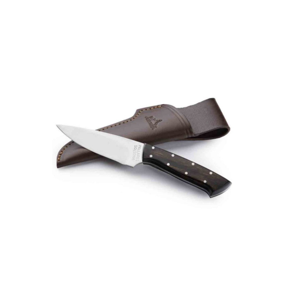 Hunting Knife Nº4 (4 mm - 11 cm) Carbon Steel Ebony Handle with Sheath