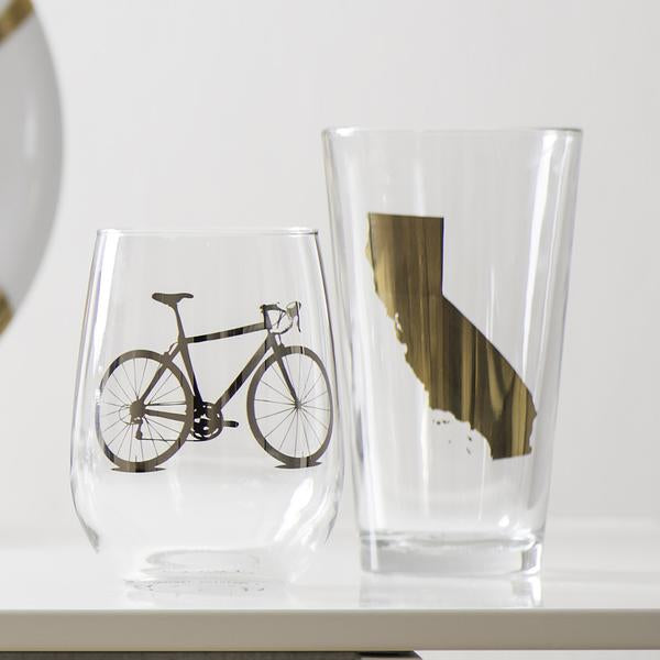 Platinum Bicycle Glass