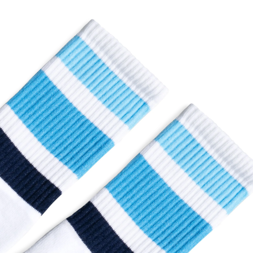 Socco US made socks, Ocean Blue Shades