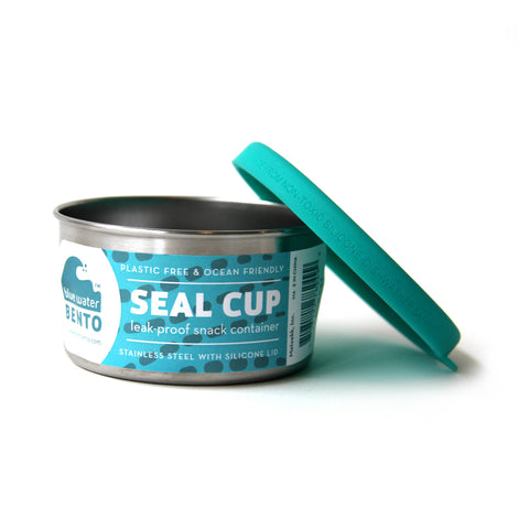 Blue Water Bento Seal Cup Solo Snack Food Container