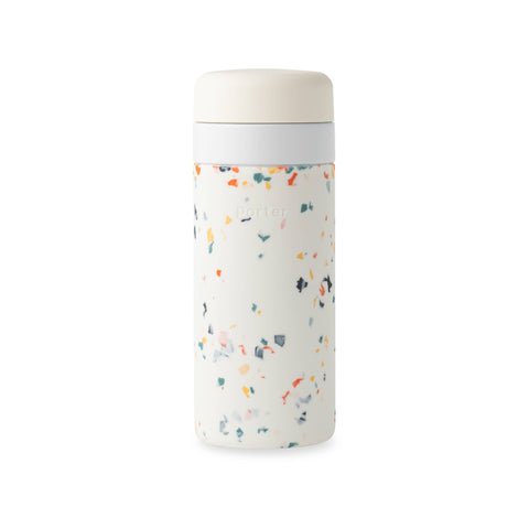 Porter Insulated Ceramic Stainless Steel Coffee & Drink Bottle 16oz - Terrazzo