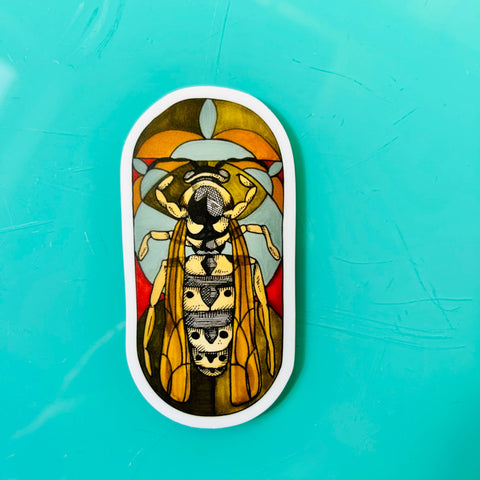 Yellow Jacket Vinyl Sticker