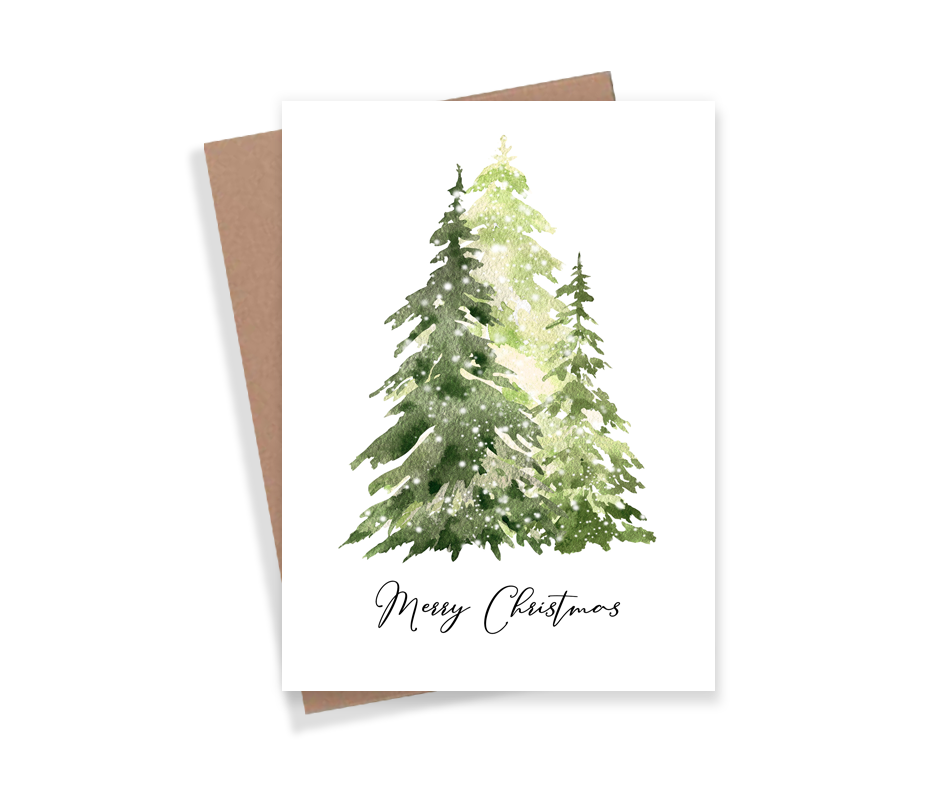 Merry Christmas Card, 5" x 7"
