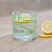 garden tools glassware tumbler screen printed vintage inspired water glass